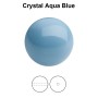 0323-Preciosa Round Pearl Maxima 1H Aqua Blue 8mm - 1 buc