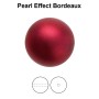 0473-Preciosa Round Pearl Maxima 1H Bordeaux Pearl Effect 8mm - 1 buc0473-Preciosa Round Pearl Maxima 1H Bordeaux Pearl Effect 8