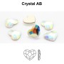 P4241-Cristal Preciosa, MC Heart Maxima FB Crystal AB D-Foiled 10mm - 1 BUC