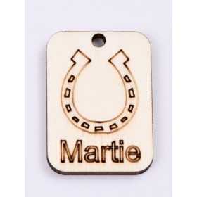 L415-Decupaj lemn 4*3cm Potcoava -1 buc