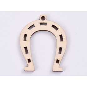 L436-Decupaj lemn 3.5*3cm Potcoava -1 buc