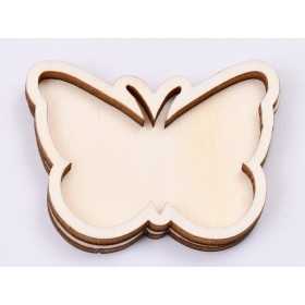 L481-Blank fluturas 2 straturi pentru licheni 5.5x4cm -1 buc