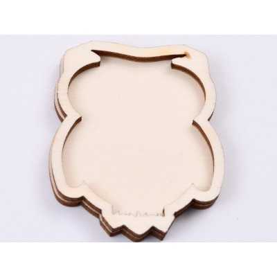 L482-Blank bufnita 2 straturi pentru licheni 5.5x4.5cm -1 buc