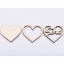 L509-Blank inima 3 straturi pentru licheni 4*4.5cm Sora -1 buc