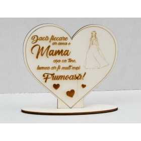 L540-Decupaj "Mama ca tine "15x14cm 1 buc