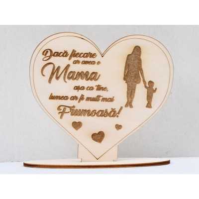 L553-Decupaj "Mama ca tine model 5 "15x14cm 1 buc