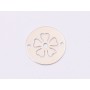 E1405-N-Link banut din argint floare stilizata model 2 -12mm 0.3mm - 1 buc