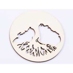 L107-Copacul vietii blank din lemn pentru licheni V7 30cm diametru 1buc