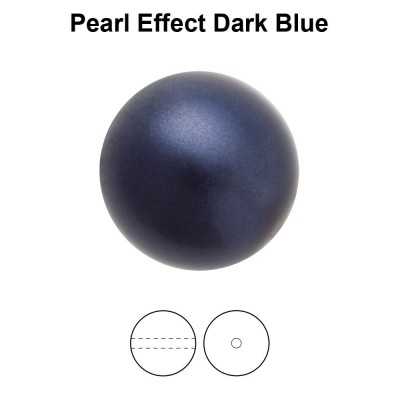 0017-Preciosa Round Pearl Maxima 1H Dark Blue 10mm - 1 buc