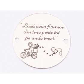 E1515 GS Link argint "The Moon" 16.5mm 0.3mm 1 buc