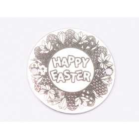 E1521 GS Link argint "Coronita Happy Easter" 16.5mm 0.3mm 1 buc