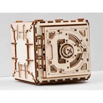 L628-Puzzle 3D din lemn " Seif" 17x20cm - 1 buc