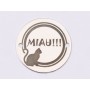 E1527 GS Link argint "MIAU!!!" 16.5mm, 0.3mm 1 buc