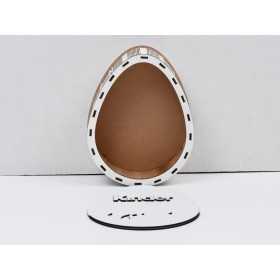 L658 -Cutie pentru aranjamente cu semiluna 25x15 cm- 1 buc