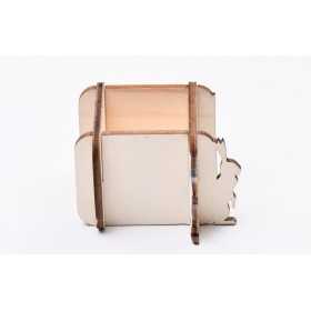 L684-Decupaj cutie lemn "Iepuras" -1 buc