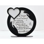 L722-Decoratiune MDF "Draga mama" 20x20cm - 1 buc