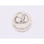 E1548 GS Link argint "Mom holding baby" 16.5mm, 0.3mm 1 buc