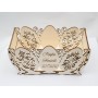 L0045-Cos decorativ din lemn Paste Fericit! 29x12x14cm 1 buc