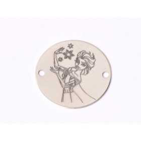 E1573 GS Link argint "Pisica stilizata" 16.5mm, 0.3mm 1 buc