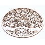 L728-Decoratiune lemn "Copacul vietii cu motive celtice" 20cm - 1 buc