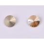 P4502-Austria Rivoli Round Stone, 12mm, Crystal Golden Shadow - 1 buc