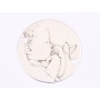 E1584 GS Banut argint "Girl with camera" 1 buc 16.5mm, 0.3mm 1 buc