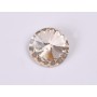 P4516-Austria Rivoli Round Stone, 12mm, Light Peach Silver Foiled - 1 buc