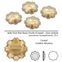 P2413-SWAROVSKI ELEMENTS 2612 Crystal Golden Shadow Foiled 14mm