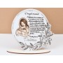 L732 -Decoratiune lemn "Draga mama" 25 cm -1 bucata