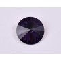 P4551-Austria Rivoli Round Stone, 12mm, Purple Velvet Silver Foiled - 1 buc