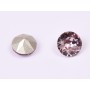 0023-Austria Chaton Round Stone, 7mm, Light Amethyst Silver Foiled - 1 buc