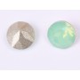 0049-Austria Chaton Round Stone, 6mm, Pacific Opal Silver Foiled - 1 buc