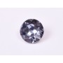 0130-Austria Chaton Round Stone, 6mm, Tanzanite Silver Foiled - 1 buc