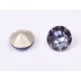 0130-Austria Chaton Round Stone, 6mm, Tanzanite Silver Foiled - 1 buc