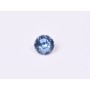 0305-Austria Chaton Round Stone, 7mm, Light Sapphire Silver Foiled - 1 buc