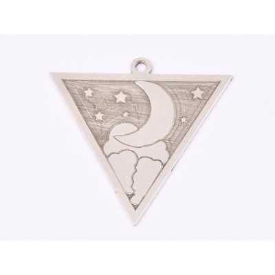 E1593 G Charm "Luna si stele" 24.5x24.5mm, 0.6mm 1 buc