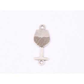 E1594 G Link Argint 925 "Pahar vin" 16x6mm, 0.5mm 1 buc