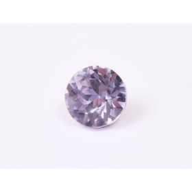 0523- Austria Chaton Round Stone, 6mm, Violet Silver Foiled - 1 buc