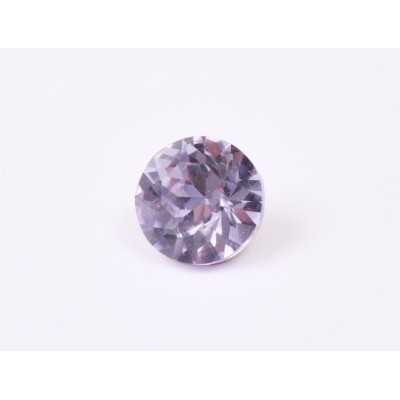 0523- Austria Chaton Round Stone, 6mm, Violet Silver Foiled - 1 buc