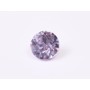 0524-Austria Chaton Round Stone, 7mm, Violet Silver Foiled - 1 buc