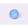 0527-Austria Chaton Round Stone, 6mm, Air Blue Opal Silver Foiled - 1 buc
