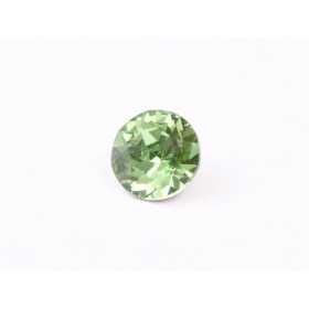 0541-Austria Chaton Round Stone, 6mm, Peridot Silver Foiled - 1 buc