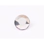 0547-Austria Chaton Round Stone, 6mm, Crystal Comet Argent Light Silver Foiled- 1 buc