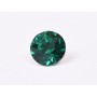 0559-Austria Chaton Round Stone, 7mm, Emerald Silver Foiled - 1 buc