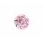 0575-Austria Chaton Round Stone, 7mm, Light Rose Silver Foiled - 1 buc