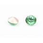 0603-Austria Chaton Round Stone, 6mm, Erinite Silver Foiled- 1 buc