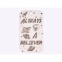 E1604 G Tag Argint 925 "Be a believer" 27x15mm, 0.5mm 1 buc