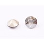 0454-Austria Chaton Round Stone, 7mm, Crystal Satin Silver Foiled - 1 buc