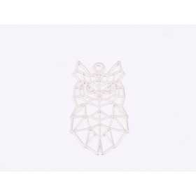 E1615 N Charm Ag 925 "Bufnita" 25x14mm, 0.5mm 1 buc