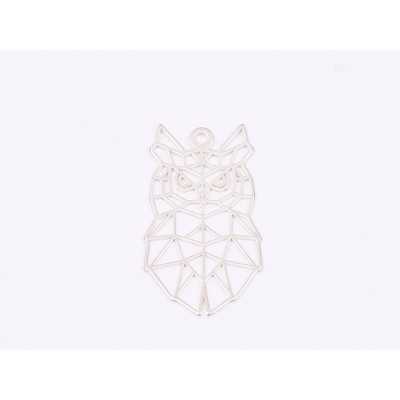 E1615 N Charm Ag 925 "Bufnita" 25x14mm, 0.5mm 1 buc